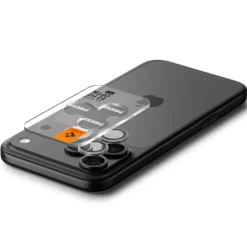 OSŁONA APARATU SPIGEN IPHONE 14 PRO / MAX / 15 PRO / MAX /16 PRO / MAX / 17 PRO / MAX OPTIK PRO GLAS.TR ”EZ FIT” 2-PACK GREY