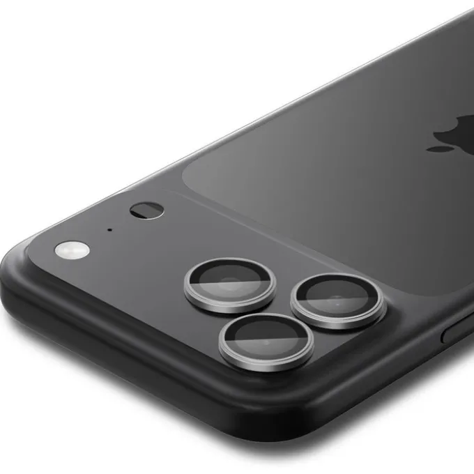 OSŁONA APARATU SPIGEN IPHONE 14 PRO / MAX / 15 PRO / MAX /16 PRO / MAX / 17 PRO / MAX OPTIK PRO GLAS.TR ”EZ FIT” 2-PACK GREY