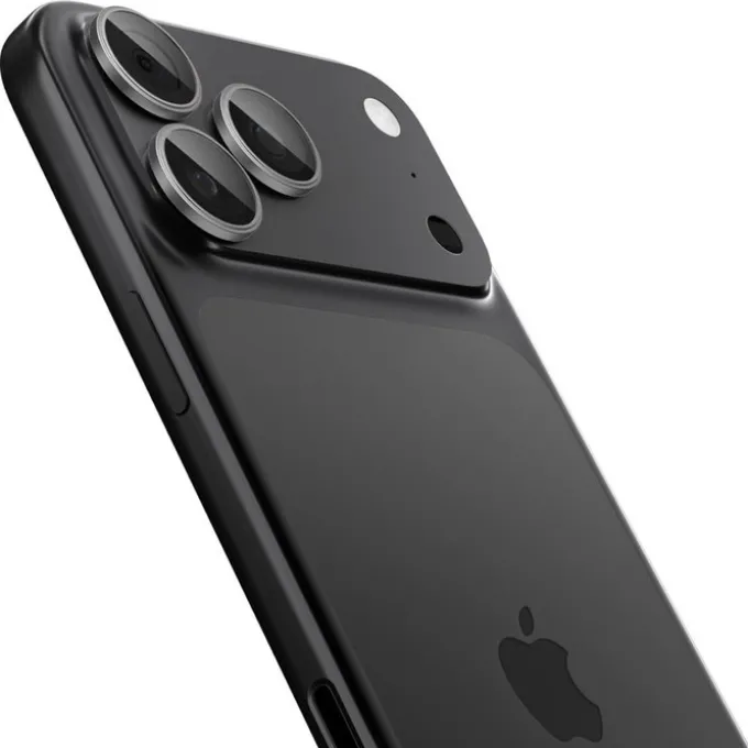 OSŁONA APARATU SPIGEN IPHONE 14 PRO / MAX / 15 PRO / MAX /16 PRO / MAX / 17 PRO / MAX OPTIK PRO GLAS.TR ”EZ FIT” 2-PACK GREY