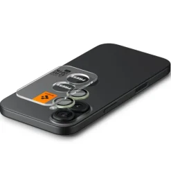 OSŁONA APARATU SPIGEN IPHONE 16 / 16 PLUS / 17 OPTIK PRO GLAS.TR ”EZ FIT” CAMERA PROTECTOR 2-PACK GREEN
