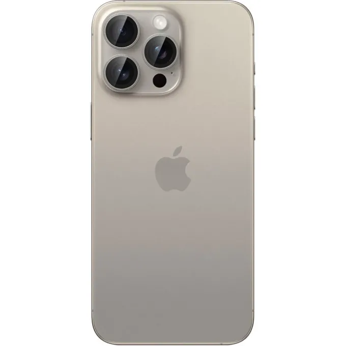 OSŁONA APARATU SPIGEN IPHONE 15 PRO / MAX / 16 PRO / MAX OPTIK.TR EZ FIT 2-PACK NATURAL TITANIUM