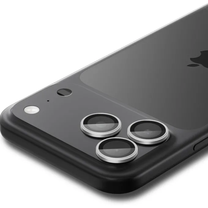 OSŁONA APARATU SPIGEN IPHONE 14 PRO / MAX / 15 PRO / MAX /16 PRO / MAX / 17 PRO / MAX OPTIK PRO GLAS.TR ”EZ FIT” 2-PACK SILVER