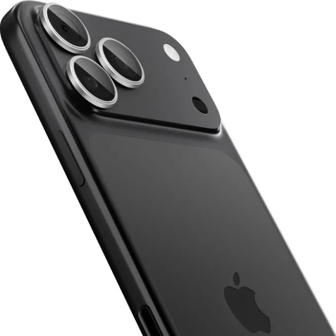 OSŁONA APARATU SPIGEN IPHONE 14 PRO / MAX / 15 PRO / MAX /16 PRO / MAX / 17 PRO / MAX OPTIK PRO GLAS.TR ”EZ FIT” 2-PACK SILVER