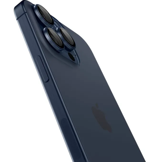 OSŁONA APARATU SPIGEN IPHONE 15 PRO/ 15 PRO MAX / 17 PRO / 17 PRO MAX OPTIK.TR ”EZ FIT” 2-PACK BLUE TITANIUM