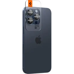 OSŁONA APARATU SPIGEN IPHONE 15 PRO/ 15 PRO MAX / 17 PRO / 17 PRO MAX OPTIK.TR ”EZ FIT” 2-PACK BLUE TITANIUM