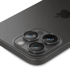 OSŁONA APARATU SPIGEN IPHONE 14 PRO / 14 PRO MAX / 15 PRO / 15 PRO MAX / 16 PRO / 16 PRO MAX / 17 PRO / 17 PRO MAX OPTIK.TR ”EZ FIT” 2-PACK CRYSTAL CLEAR