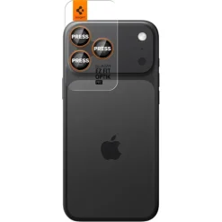 OSŁONA APARATU SPIGEN IPHONE 17 PRO / MAX OPTIK PRO GLAS.TR ”EZ FIT” 2-PACK ORANGE