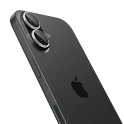 OSŁONA APARATU SPIGEN IPHONE 16 / 16 PLUS / 17 OPTIK PRO GLAS.TR ”EZ FIT” CAMERA PROTECTOR 2-PACK SILVER