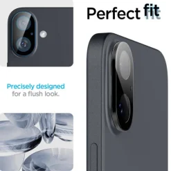 OSŁONA APARATU SPIGEN OPTIK GLAS.TR CAMERA PROTECTOR 2-PACK IPHONE 16 / 16 PLUS BLACK