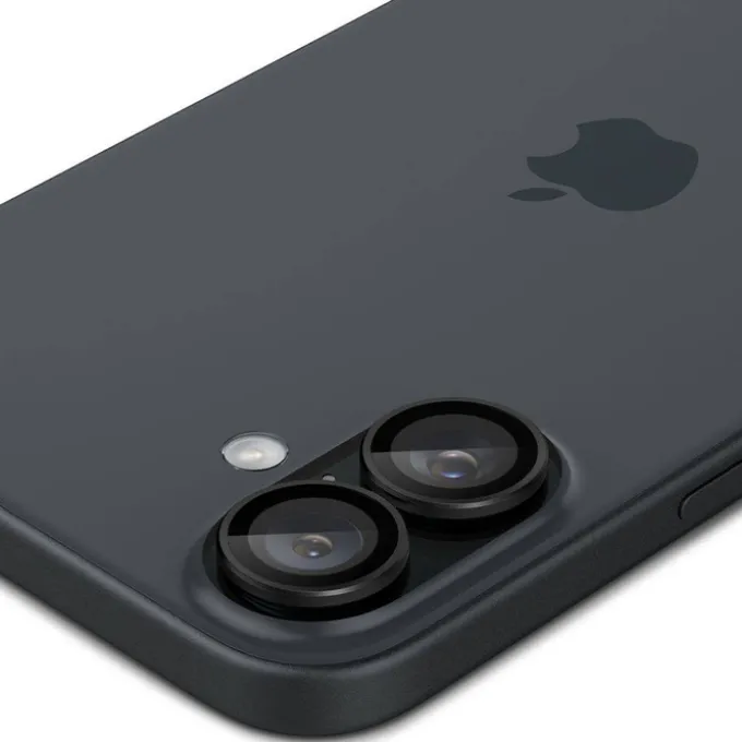 OSŁONA APARATU SPIGEN OPTIK PRO GLAS.TR ”EZ FIT” CAMERA PROTECTOR 2-PACK IPHONE 16 / 16 PLUS BLACK