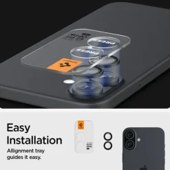 OSŁONA APARATU SPIGEN OPTIK PRO GLAS.TR ”EZ FIT” CAMERA PROTECTOR 2-PACK IPHONE 16 / 16 PLUS BLACK