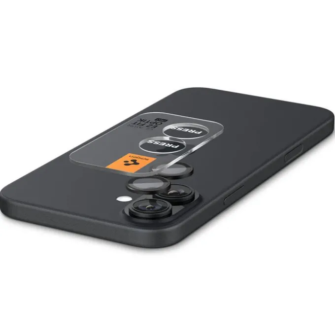 OSŁONA APARATU SPIGEN OPTIK PRO GLAS.TR ”EZ FIT” CAMERA PROTECTOR 2-PACK IPHONE 16 / 16 PLUS BLACK