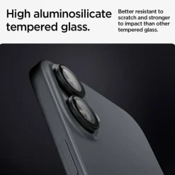 OSŁONA APARATU SPIGEN OPTIK PRO GLAS.TR ”EZ FIT” CAMERA PROTECTOR 2-PACK IPHONE 16 / 16 PLUS BLACK