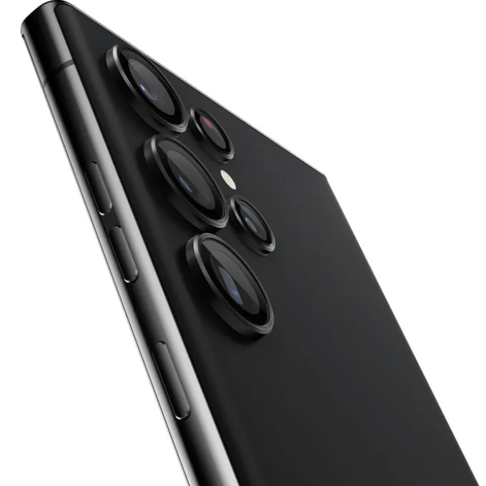 Osłona Aparatu Spigen Optik.tr ”ez Fit” Camera Protector 2-pack Galaxy S23 Ultra Black