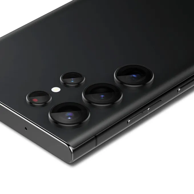 Osłona Aparatu Spigen Optik.tr ”ez Fit” Camera Protector 2-pack Galaxy S23 Ultra Black