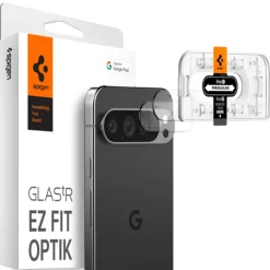 OSŁONA APARATU SPIGEN OPTIK.TR ”EZ FIT” CAMERA PROTECTOR 2-PACK GOOGLE PIXEL 9 PRO CRYSTAL CLEAR