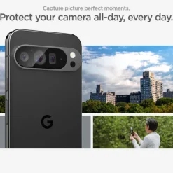 OSŁONA APARATU SPIGEN OPTIK.TR ”EZ FIT” CAMERA PROTECTOR 2-PACK GOOGLE PIXEL 9 PRO CRYSTAL CLEAR