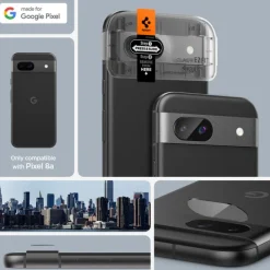 OSŁONA APARATU SPIGEN OPTIK.TR ”EZ FIT” CAMERA PROTECTOR 2-PACK GOOGLE PIXEL 8A CLEAR