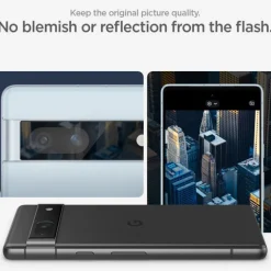 Osłona Aparatu Spigen Optik.tr ”ez Fit” Camera Protector 2-pack Google Pixel 7A Black