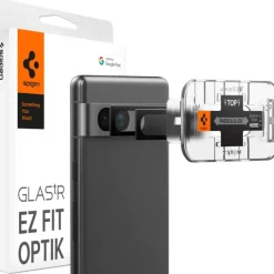 Osłona Aparatu Spigen Optik.tr ”ez Fit” Camera Protector 2-pack Google Pixel 7A Black