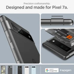 Osłona Aparatu Spigen Optik.tr ”ez Fit” Camera Protector 2-pack Google Pixel 7A Black