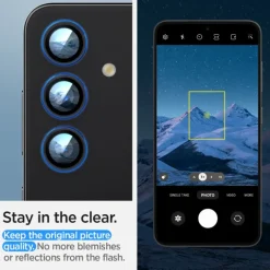 Osłona Aparatu Spigen Optik.tr ”ez Fit” Camera Protector 2-pack Galaxy S24 / S23 / S23 Plus Black