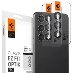 Osłona Aparatu Spigen Optik.tr ”ez Fit” Camera Protector 2-pack Galaxy S24 / S23 / S23 Plus Black