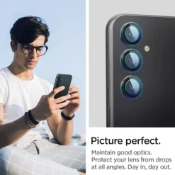 Osłona Aparatu Spigen Optik.tr ”ez Fit” Camera Protector 2-pack Galaxy S23 Fe Black