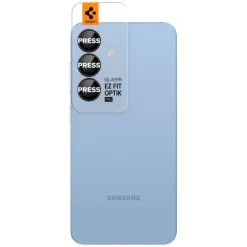 OSŁONA APARATU SPIGEN SAMSUNG GALAXY S25 PLUS OPTIK PRO GLAS.TR ”EZ FIT” HD CAMERA PROTECTOR 2-PACK CZARNA