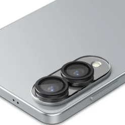 OSŁONA APARATU SPIGEN SAMSUNG GALAXY S25 EDGE OPTIK PRO GLAS.TR ”EZ FIT” CAMERA PROTECTOR 2-PACK CZARNA