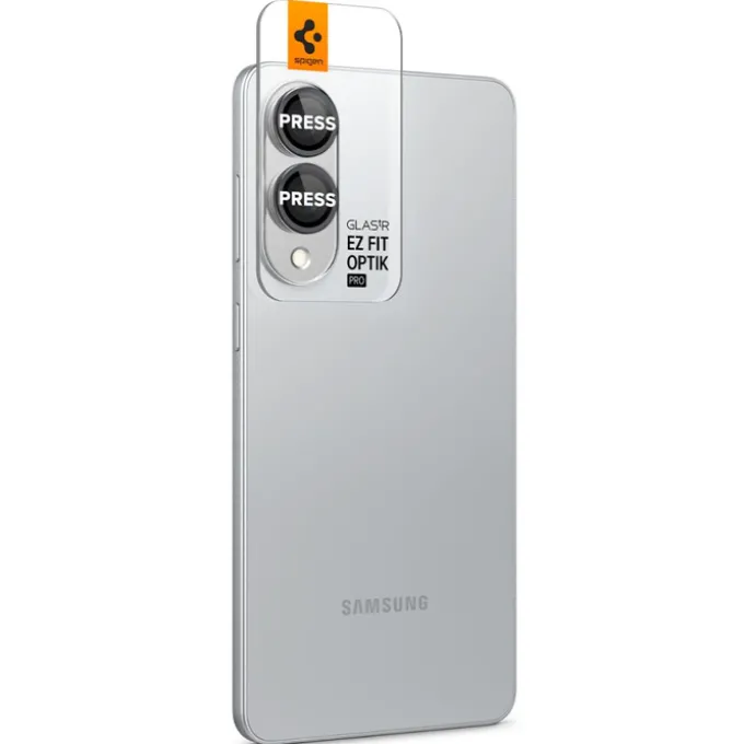 OSŁONA APARATU SPIGEN SAMSUNG GALAXY S25 EDGE OPTIK PRO GLAS.TR ”EZ FIT” CAMERA PROTECTOR 2-PACK CZARNA