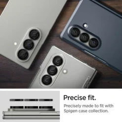 OSŁONA APARATU SPIGEN SAMSUNG GALAXY Z FOLD 7 OPTIK PRO HD GLAS.TR ”EZ FIT” CAMERA PROTECTOR 2-PACK CZARNA