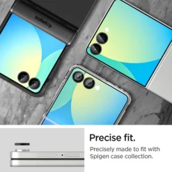 OSŁONA APARATU SPIGEN SAMSUNG GALAXY Z FLIP 7 OPTIK PRO HD GLAS.TR ”EZ FIT” CAMERA PROTECTOR 2-PACK CZARNA