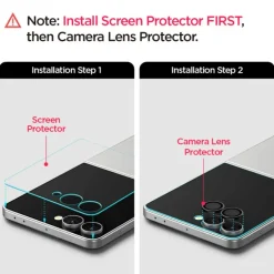OSŁONA APARATU SPIGEN SAMSUNG GALAXY Z FLIP 7 OPTIK PRO HD GLAS.TR ”EZ FIT” CAMERA PROTECTOR 2-PACK CZARNA