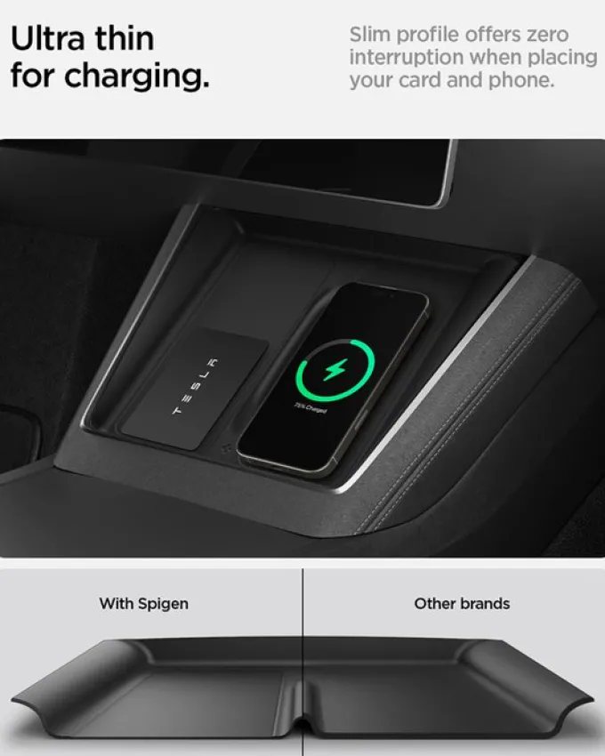 OSŁONA NA ŁADOWARKĘ BEZPRZEWODOWĄ SPIGEN TESLA MODEL Y 2025