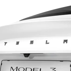 OSŁONA NA LOGO ZNACZEK SPIGEN TESLA MODEL 3 2024 REAR EMBLEM LOGO FULL COVER CARBON