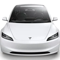 OSŁONA NA PRZEDNIE LOGO ZNACZEK SPIGEN TESLA MODEL 3 2024 FRONT EMBLEM LOGO FULL COVER CARBON