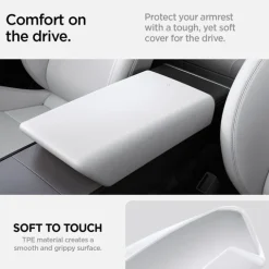OSŁONA PODŁOKIETNIKA SPIGEN TESLA MODEL 3 2024 ARMREST COVER WHITE