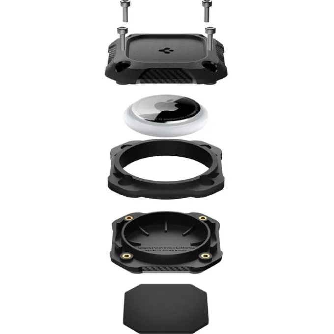 PANCERNE ETUI SPIGEN TOUGH ARMOR APPLE AIRTAG 1 / 2 CZARNY 4 SZT.