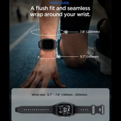 PASEK I ETUI SPIGEN LIQUID AIR 'PRO' APPLE WATCH ULTRA 1 / 2 / 3 (49 MM) CZARNY