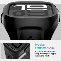 PASEK SPIGEN APPLE WATCH 10 (46 MM) LIQUID AIR PRO MATOWY CZARNY