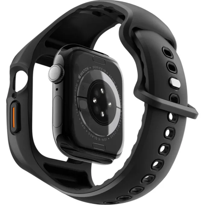 PASEK SPIGEN APPLE WATCH 10 (46 MM) LIQUID AIR PRO MATOWY CZARNY