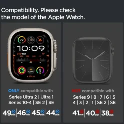 PASEK SPIGEN APPLE WATCH 49MM 46MM 45MM 44MM CLASSIC FIT BAND BLACK