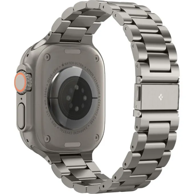PASEK SPIGEN APPLE WATCH 49MM/46MM/45MM/44MM MODERN FIT TITANIUM, NATURAL TITANIUM