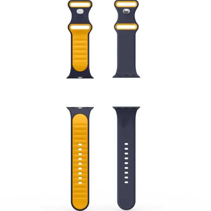 PASEK SPIGEN APPLE WATCH 6 / 7 / 8 / 9 / 10 / SE / ULTRA 1 / 2 (44 / 45 / 46 / 49 MM) NANO POP BLUEBERRY GRANATOWY
