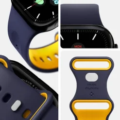 PASEK SPIGEN APPLE WATCH 6 / 7 / 8 / 9 / 10 / SE / ULTRA 1 / 2 (44 / 45 / 46 / 49 MM) NANO POP BLUEBERRY GRANATOWY