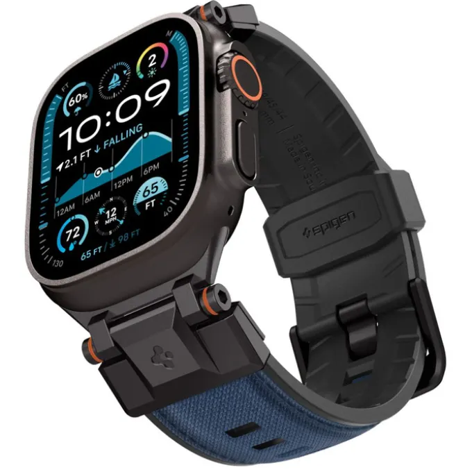 PASEK SPIGEN APPLE WATCH 6 / 7 / 8 / 9 / 10 / SE / ULTRA 1 / 2 (44 / 45 / 46 / 49 MM) DURAPRO ARMOR GRANATOWY
