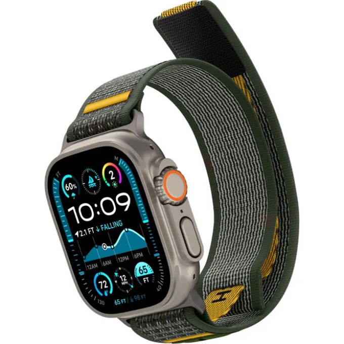 PASEK SPIGEN APPLE WATCH 6 / 7 / 8 / 9 / 10 / SE / ULTRA 1 / 2 (44 / 45 / 46 / 49 MM) ACTIVE ATHLEX AIR ZIELONY
