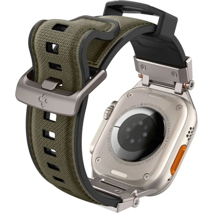 PASEK SPIGEN APPLE WATCH 6 / 7 / 8 / 9 / 10 / SE / ULTRA 1 / 2 (44 / 45 / 46 / 49 MM) DURAPRO ARMOR MILITARY GREEN