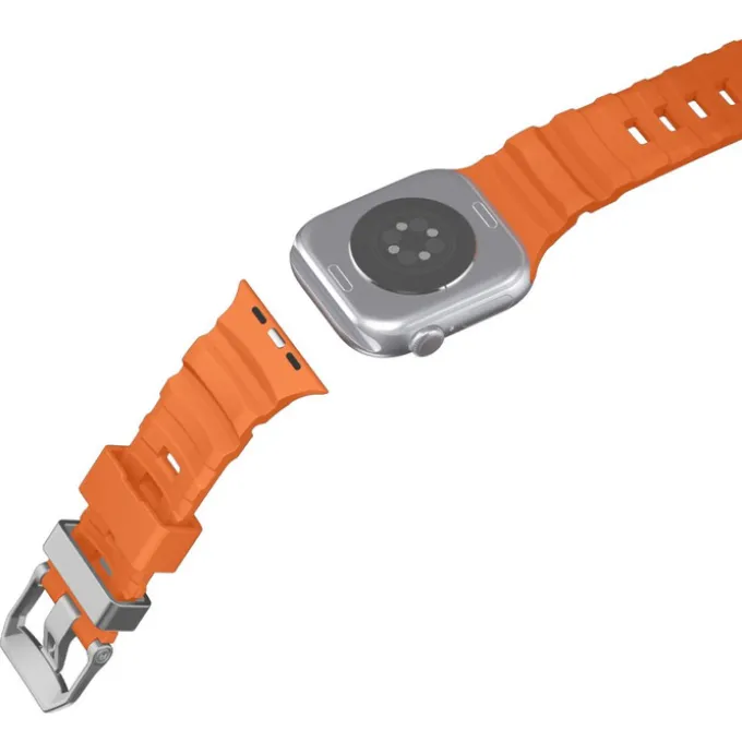 PASEK SPIGEN APPLE WATCH 8 / 9 / 10 / 11 / SE / ULTRA (44 / 45 / 46 / 49 MM) WBS2 BAND ORANGE